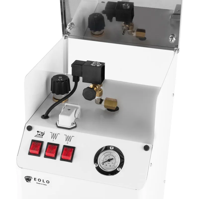 Sistema stirante professionale AV01 S RA con Caldaia in rame a Risparmio energetico Resistenza esterna anticalcare e Ricarica automatica Classe energetica A++ Made in Italy Garanzia 5 anni
