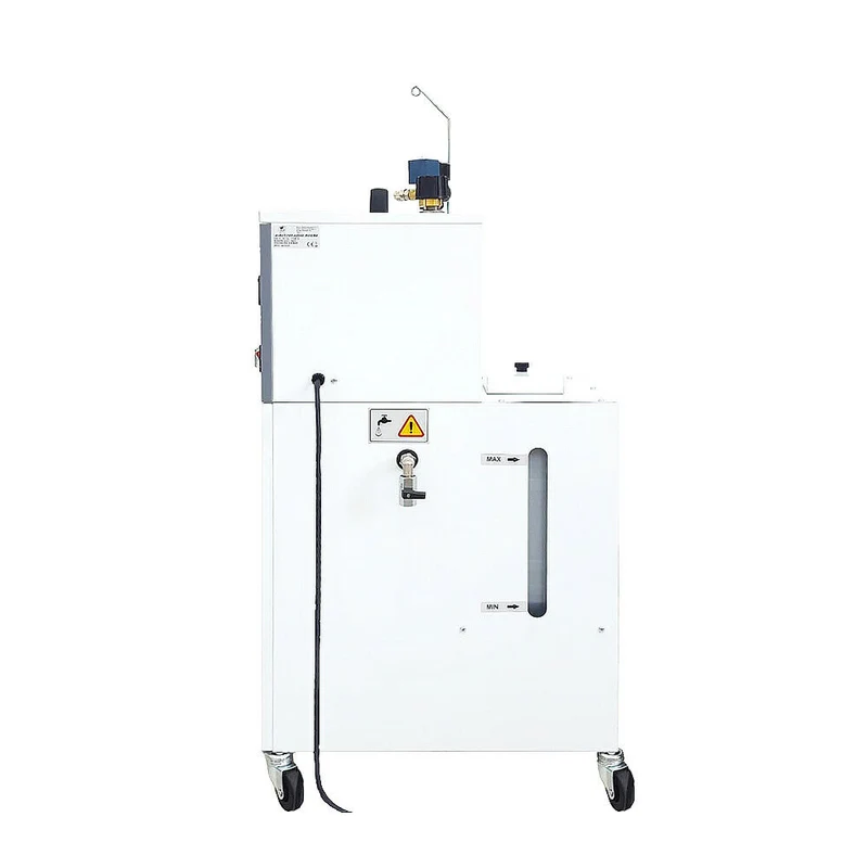 Sistema stirante professionale AV05 BS TRIPLE INOX con caldaia in acciaio inox AISI 304 e resistenza esterna anticalcare (4,5 L) e tanica acqua/liquido per la sanificazione da 10 litri Made in Italy Garanzia 5 anni