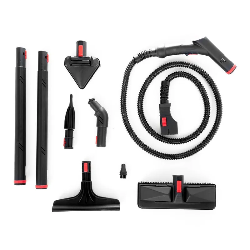 EOLO Pulitore a Vapore Secco LP01 3K RA Professionale Dispositivo Sanificante Lavapavimenti Pulitrice Potente Multiuso Sistema di Pulizia Igienizzazione Ambienti Superfici Tessuti Kit Pulizia Made in Italy Garanzia 5 Anni Efficienza A++