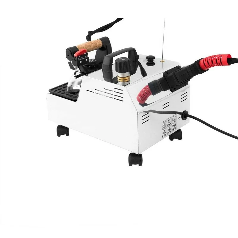 EOLO Generatore di Vapore GV05 FULL Pulizia a Vapore Secco Saturo 180 Gradi Sanificazione Disinfestazione Spazzola Elettrica Vaporetto Pavimenti Pulitrice Professionale Accessori per Pulire Divani Tessuto Made in Italy Garanzia 5 Anni Efficienza A++