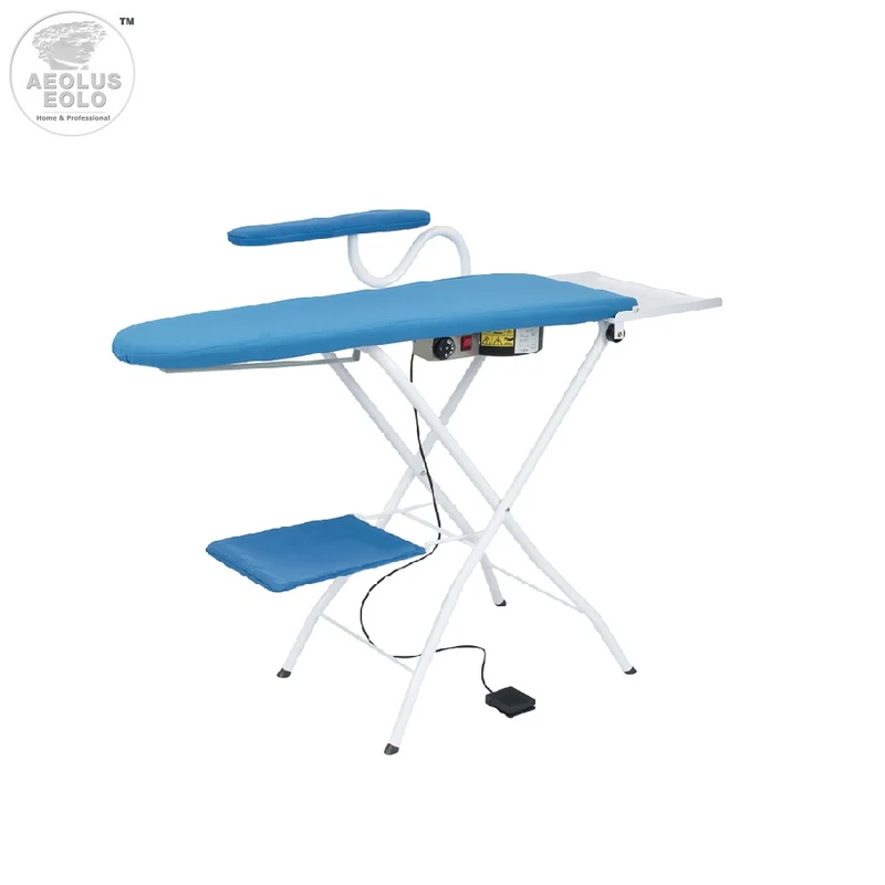 Asse da stiro professionale Modello AS03 aspirante e riscaldato con termostato Classe Energetica A++ Made in Italy Garanzia 5 anni