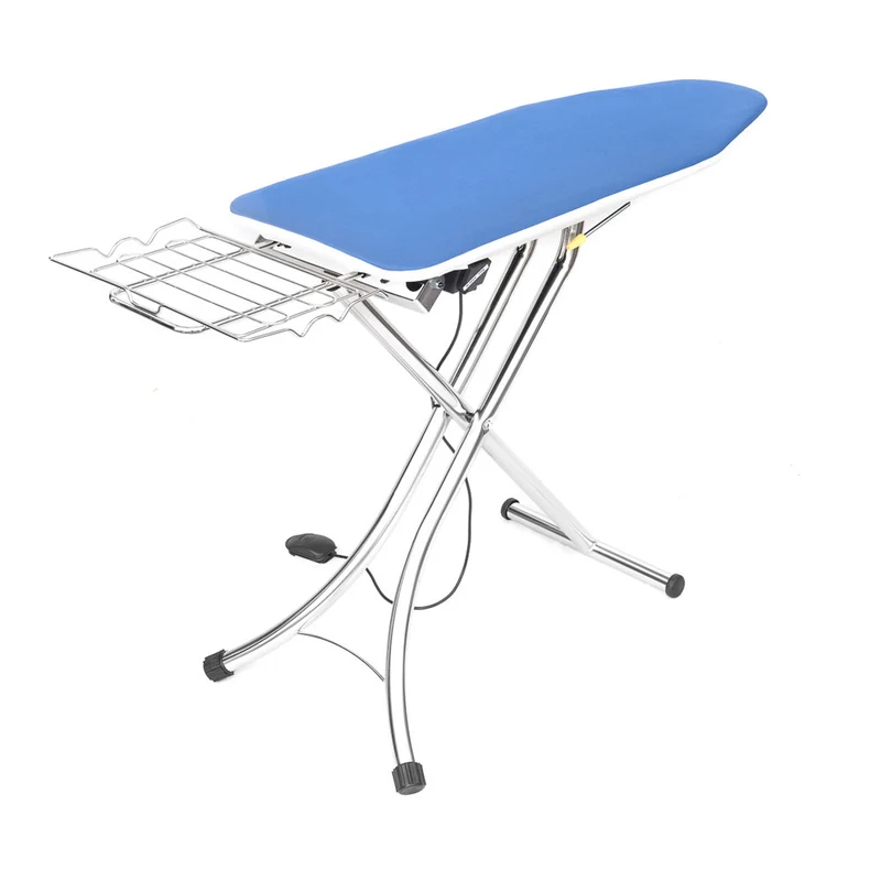 Asse da Stiro AT09 ARS Professionale Termoaspirante e Soffiante ad uso Domestico Intenso Stabilità Piano (120x45 cm) Copriasse Imbottito Garanzia 5 Anni