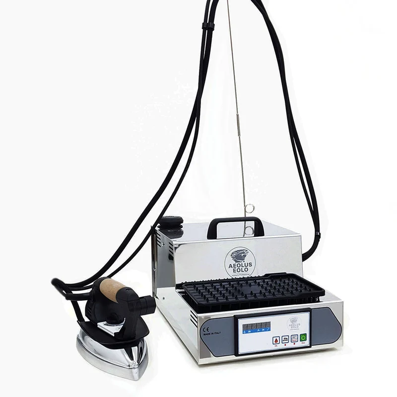 EOLO Sistema Stirante GVK6 RA Professionale con Caldaia in Acciaio Inox AISI 304 Ricarica automatica Resistenza Esterna Anticalcare e Display Elettronico Efficienza A++ Made in Italy Garanzia 5 anni