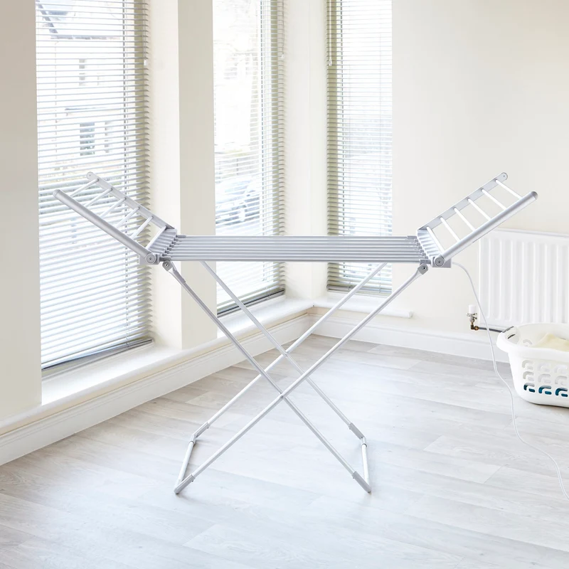 Neo Electric Heated Winged Airer Clothes Dryer Rack