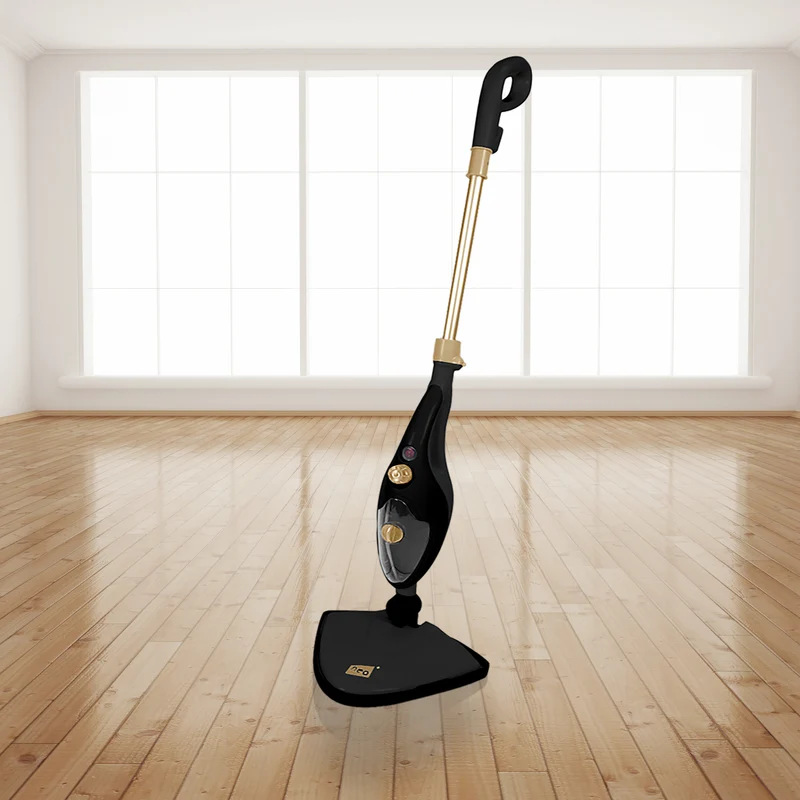 Neo Black & Copper 10 in 1 1500W Hot Steam Mop Cleaner and Hand Steamer