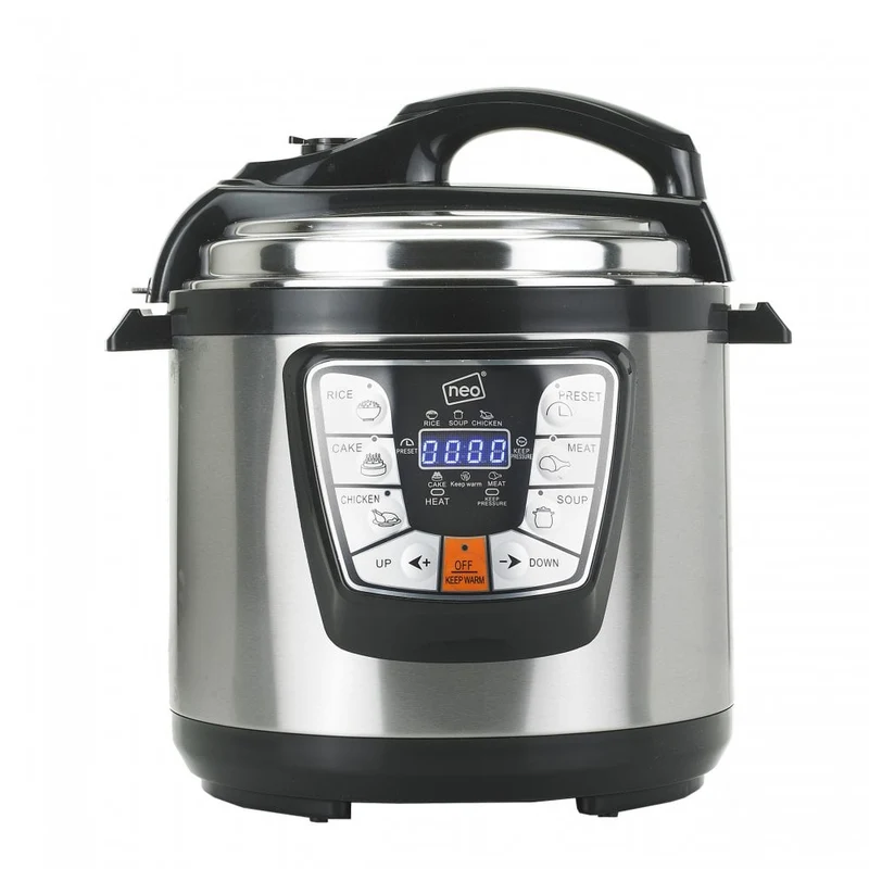 Neo Stainless Steel 6L 8 Function Multi Pressure Cooker
