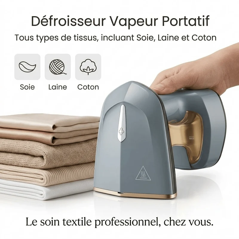 Défroisseur vapeur vertical portable à main 1500W