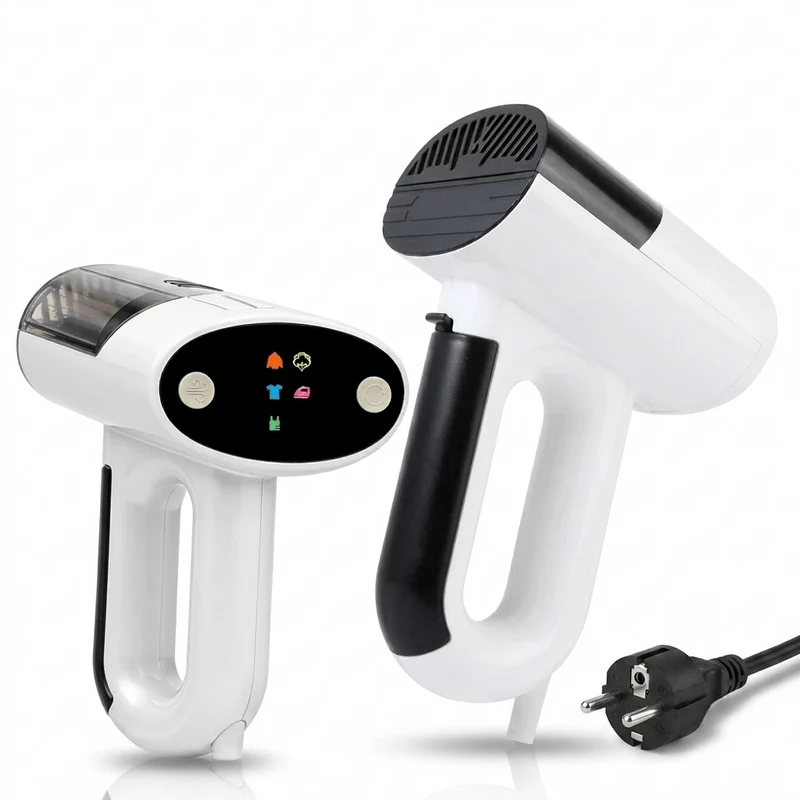 Défroisseur vapeur portable puissant 1000W avec système d'aspiration