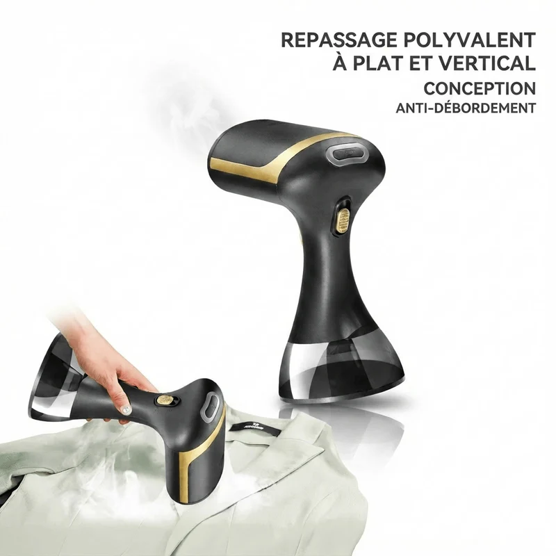 Défroisseur Vapeur Portable Puissant - 1300W