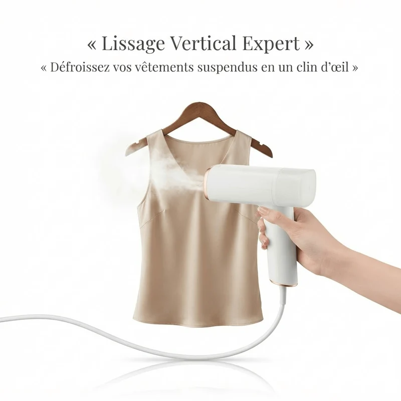 Défroisseur vapeur portable et fer à repasser compact 1000W