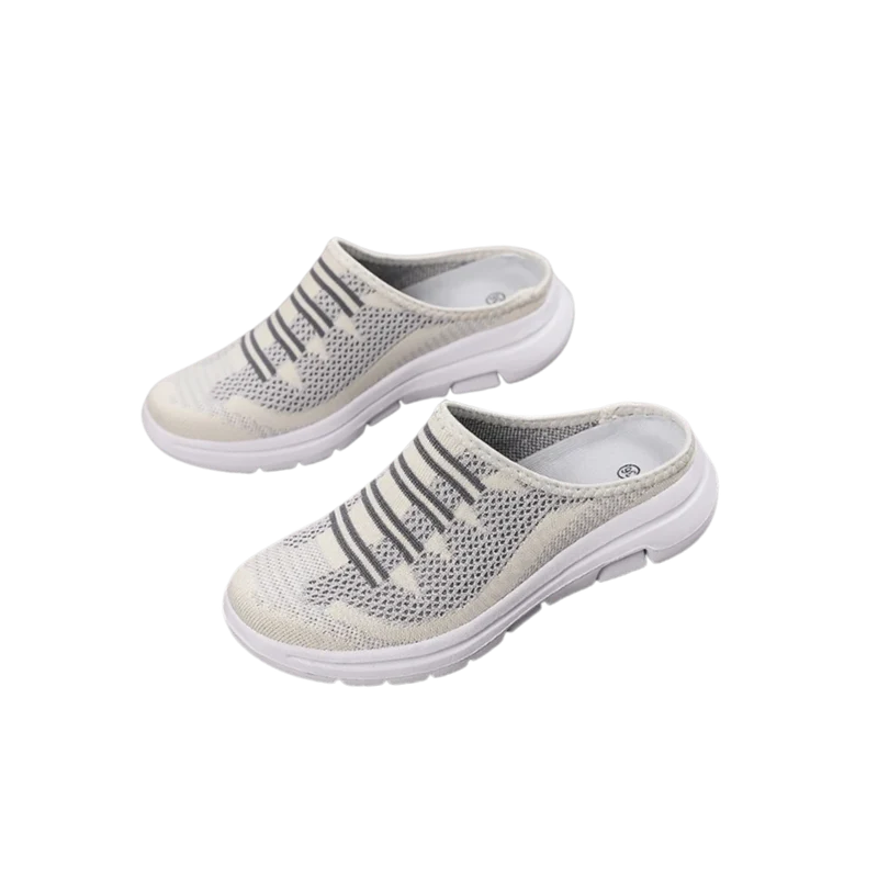 Mules plates confortables et facile à enfiler