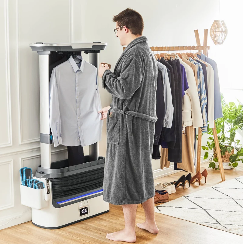 Défroisseur Automatique - Soin du Linge & Désinfection à la Vapeur