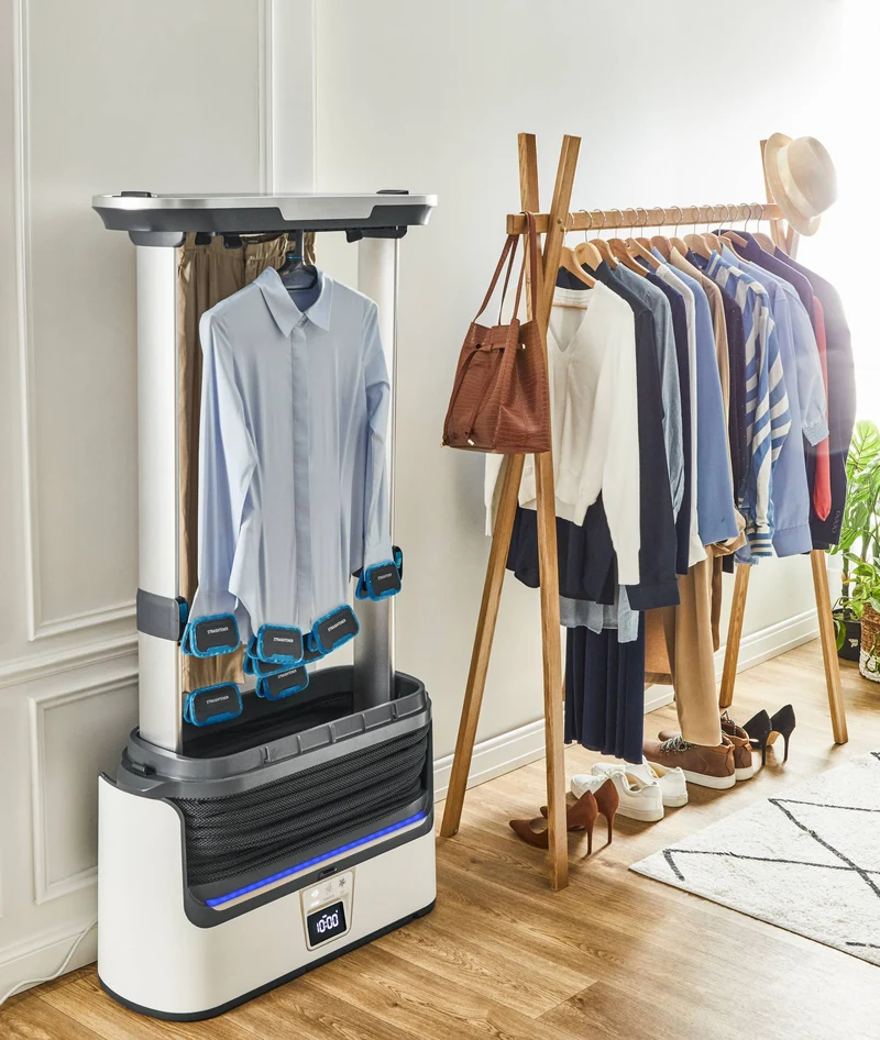 Défroisseur Automatique - Soin du Linge & Désinfection à la Vapeur