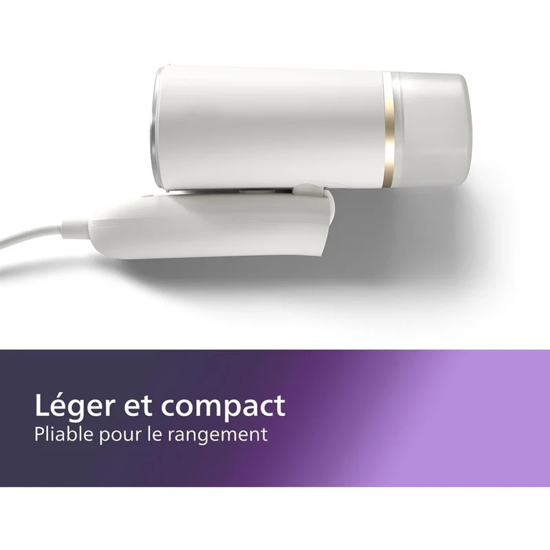 Défroisseur Vapeur à Main Compact - 1000W, Réservoir 120ml