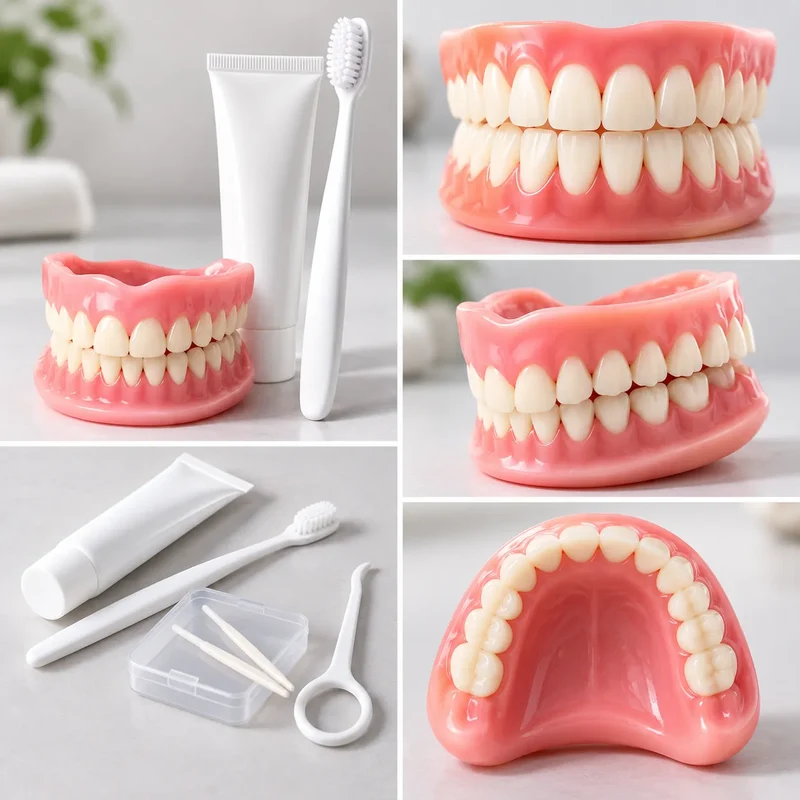 Facettes Dentaires Amovibles Smilé | Fausses dents cosmétiques en silicone, haut et bas