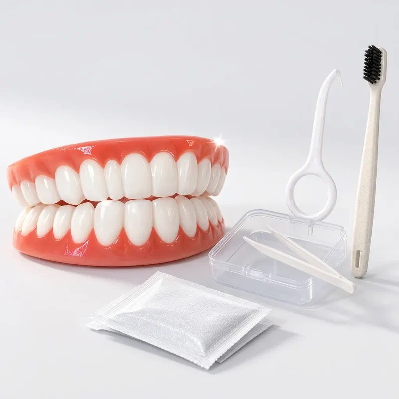 Facettes Dentaires Amovibles Smilé | Cache-dents cosmétique en silicone, haut et bas