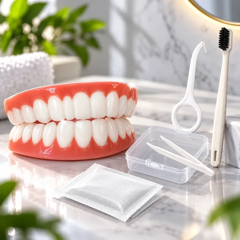 Facettes Dentaires Amovibles Smilé | Cache-dents cosmétique en silicone, haut et bas