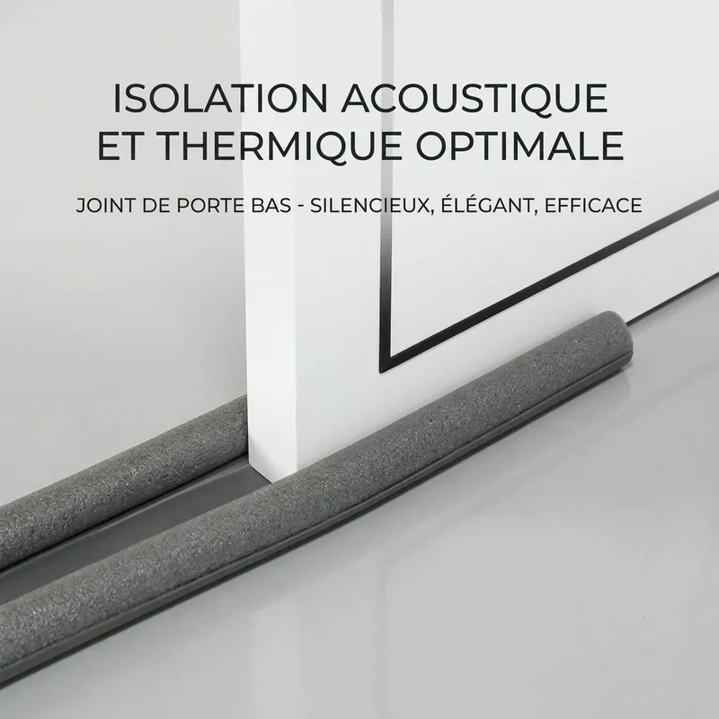Joint de Bas de Porte Isolant | Protection contre les Courants d’Air, le Froid et la Poussière