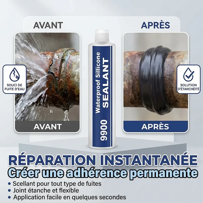 Mastic Silicone SealPro | Silicone d'étanchéité neutre, souple et résistant aux intempéries