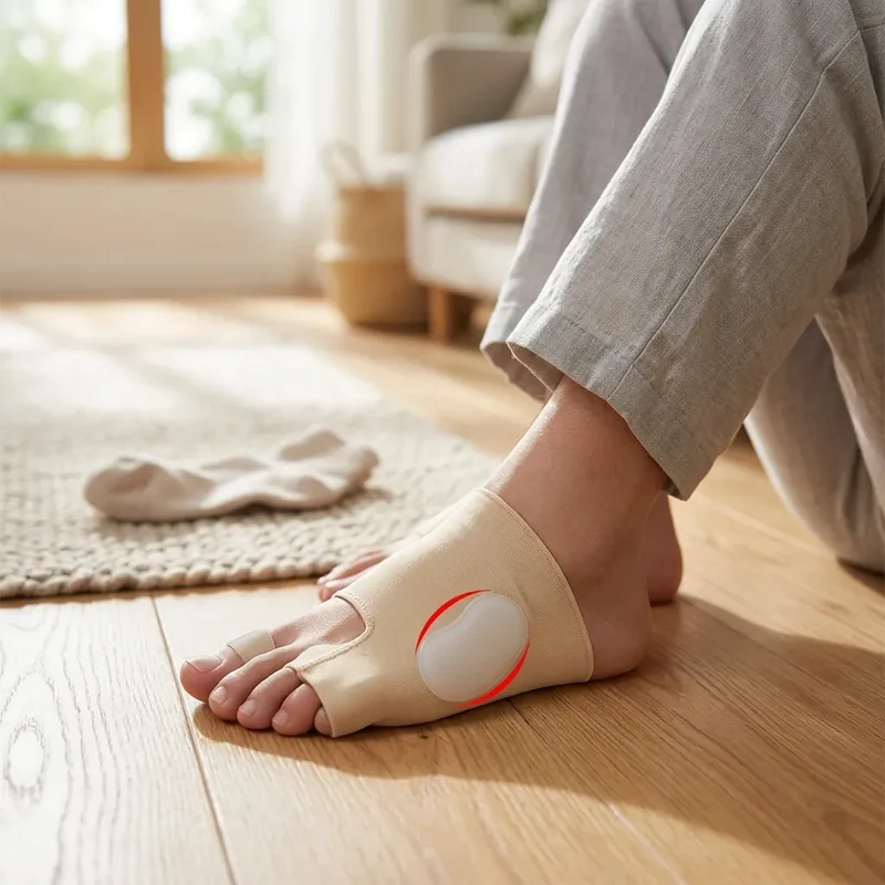 Correcteur d'Orteil ToeAlign | Protection hallux valgus avec coussinet gel, taille unique