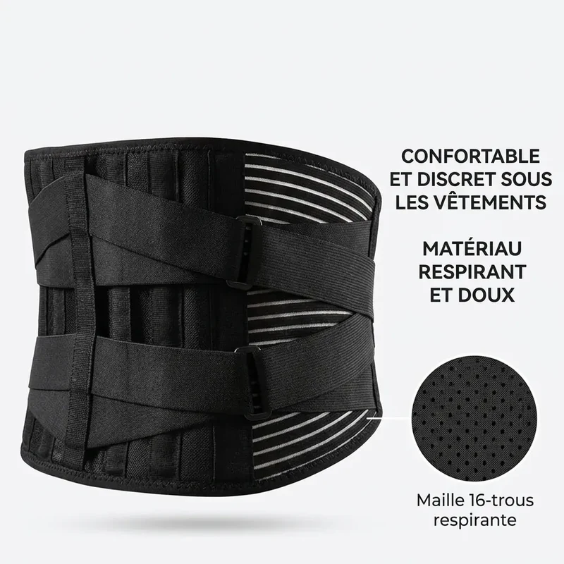 Ceinture Lombaire OrthoFlexa | Ceinture de maintien du dos à stabilisation 360°