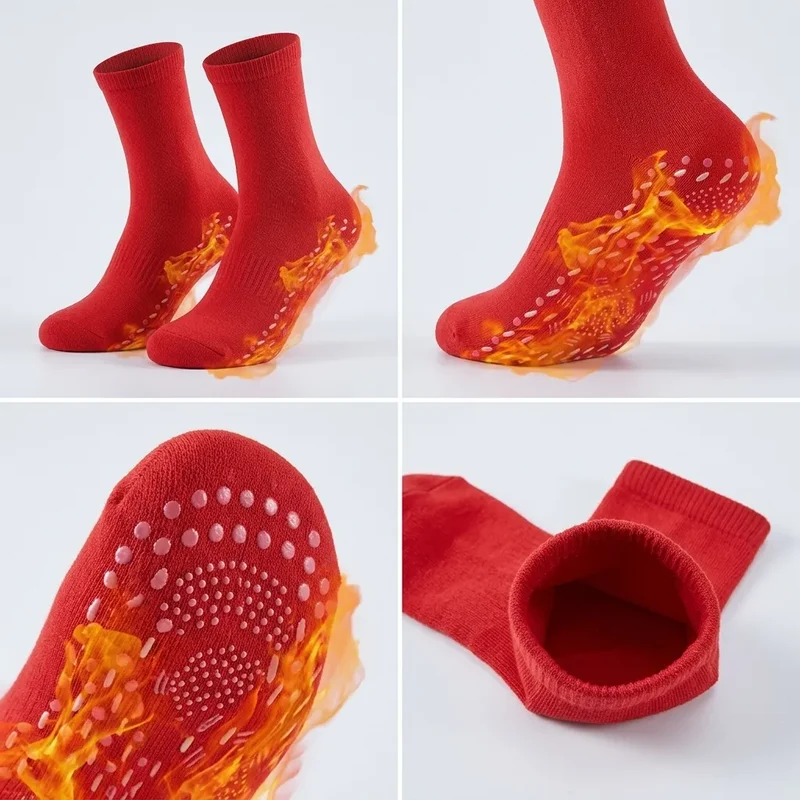 Chaussettes Chauffantes Cozyfeet | Chaussettes thermiques confort à picots massants, homme et femme