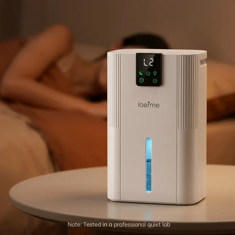 Déshumidificateur d'Air LOEFME | 750 ML/jour, réservoir 2,8 L, écran LED
