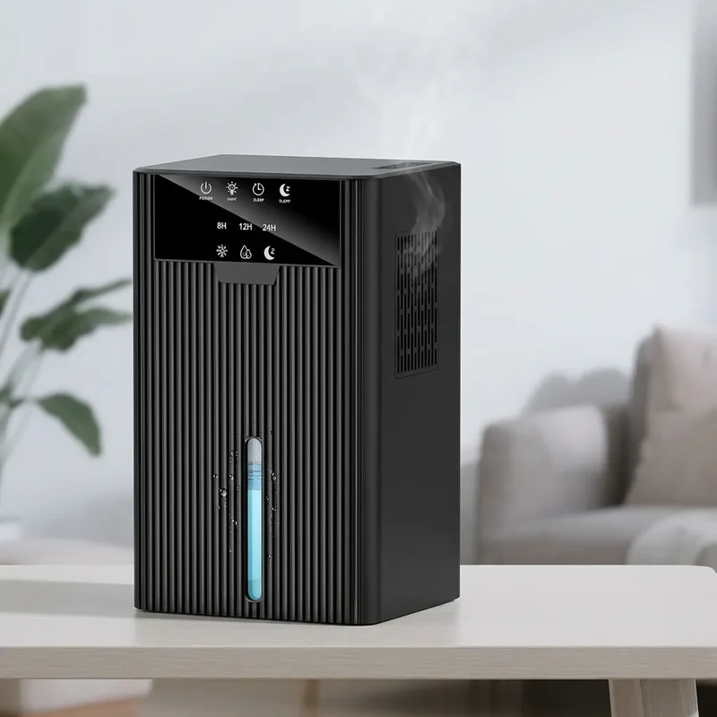 Déshumidificateur Électrique | Absorbeur d'humidité portable, réservoir 1500 ML, arrêt automatique