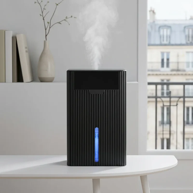 Déshumidificateur Électrique | Absorbeur d'humidité portable, réservoir 1500 ML, arrêt automatique