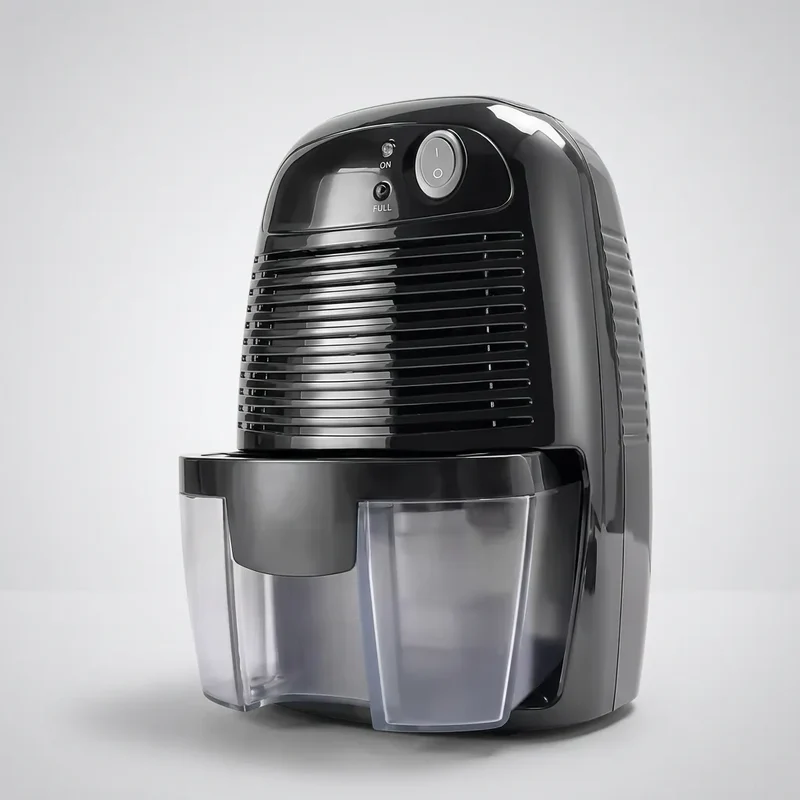 Déshumidificateur Électrique Sécaria | Absorbeur d'humidité compact, réservoir 500 ML, arrêt automatique
