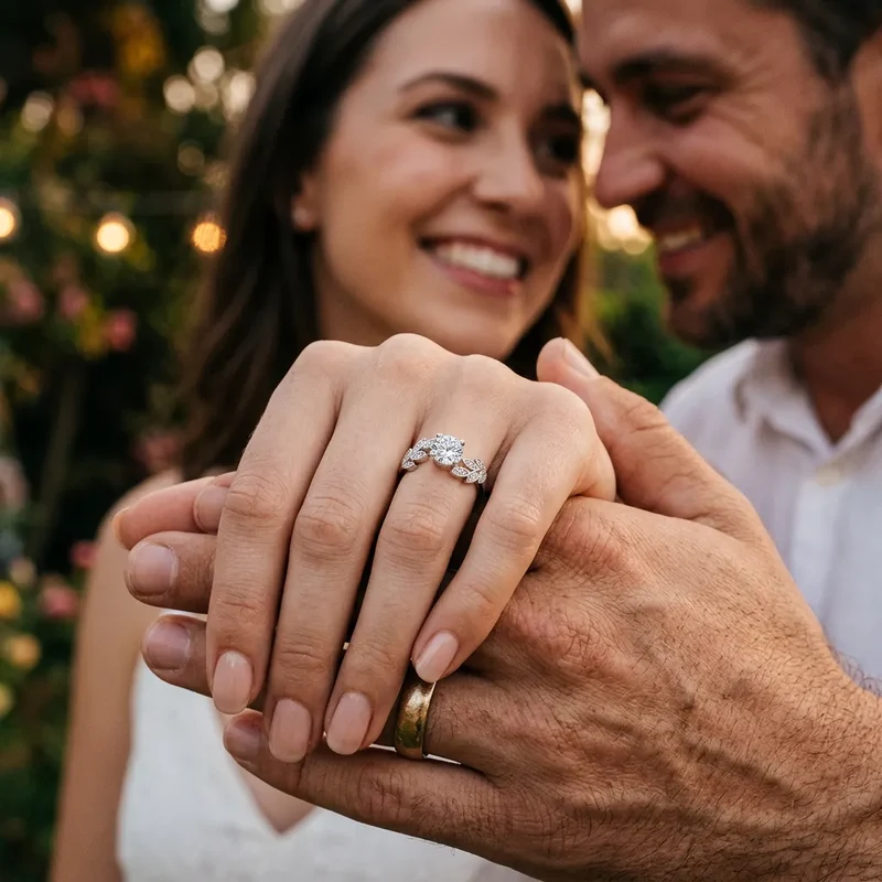 Bague Éclat S925 | Bague pour femme en argent sterling sertie de zircons, taille ajustable