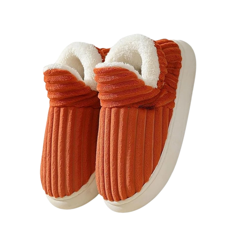 pantoufles d'intérieur douillettes en peluche moelleuse