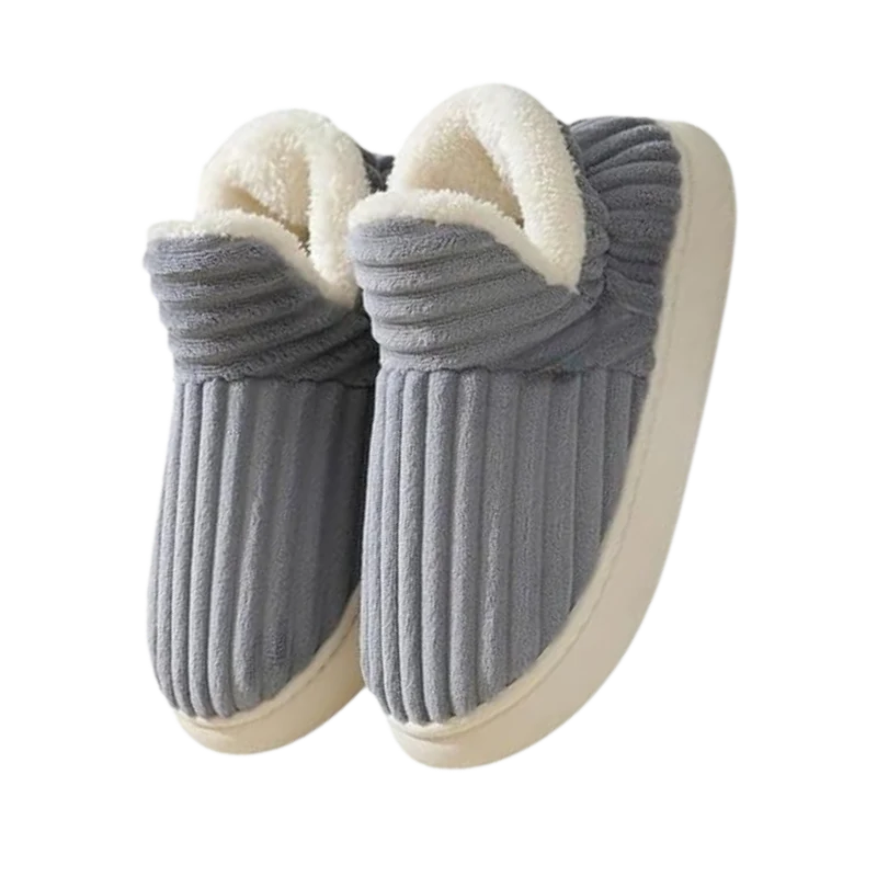 pantoufles d'intérieur douillettes en peluche moelleuse