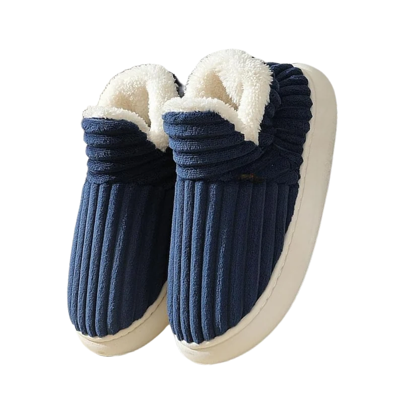 pantoufles d'intérieur douillettes en peluche moelleuse