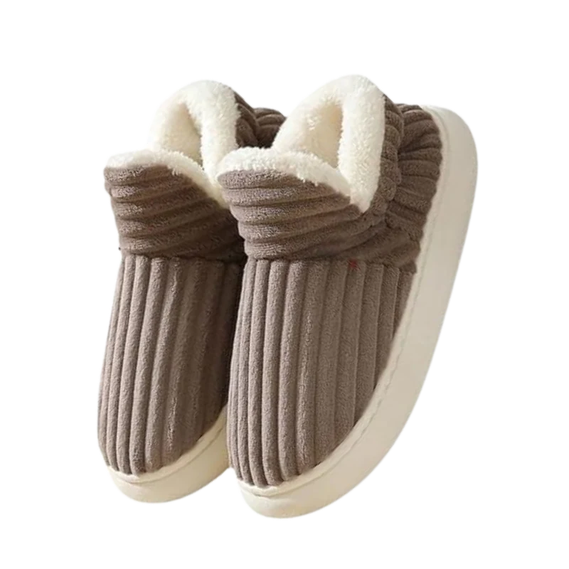 pantoufles d'intérieur douillettes en peluche moelleuse