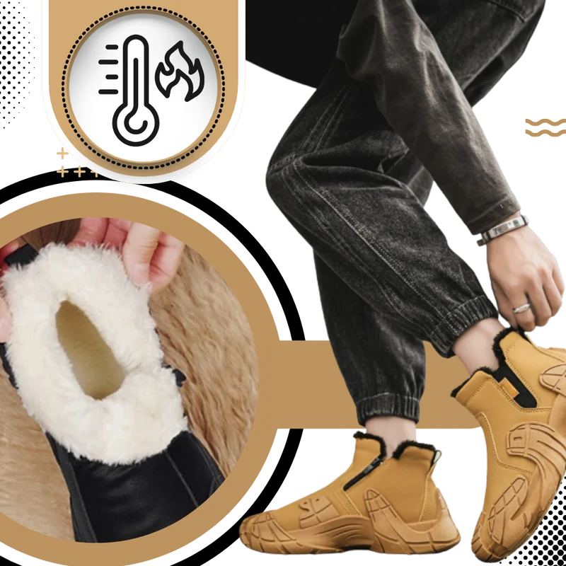 Bottines imperméables élégantes pour hommes