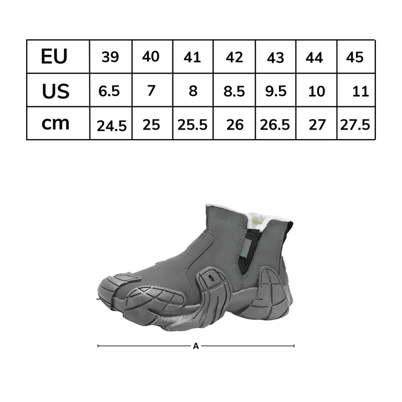 Bottines imperméables élégantes pour hommes