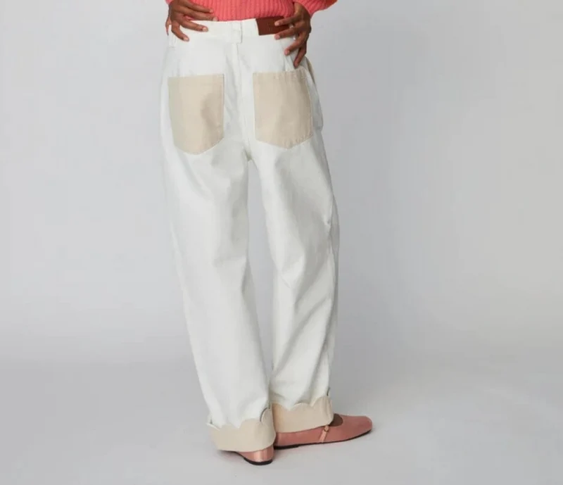 Pantalon bicolore