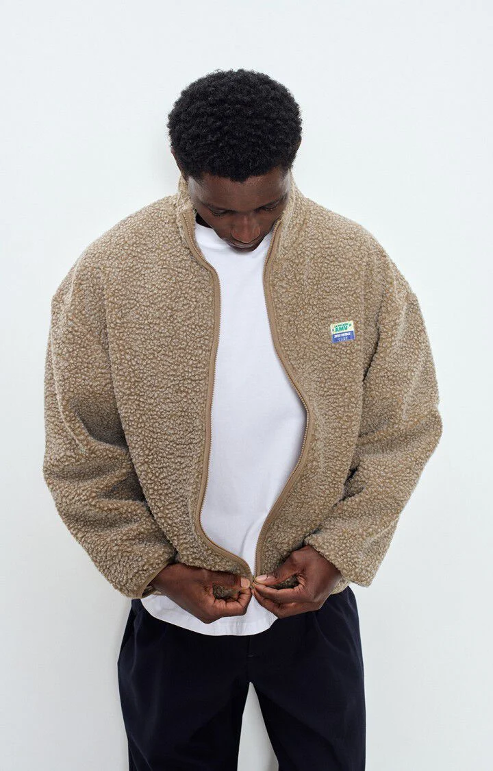American vintage Veste Ample Hoktown Muscade Chine