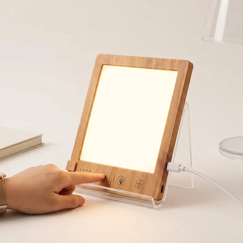 Lampe de Luminothérapie Soléa | Lampe LED 10 000 lux, 3 couleurs de lumière et luminosité réglable