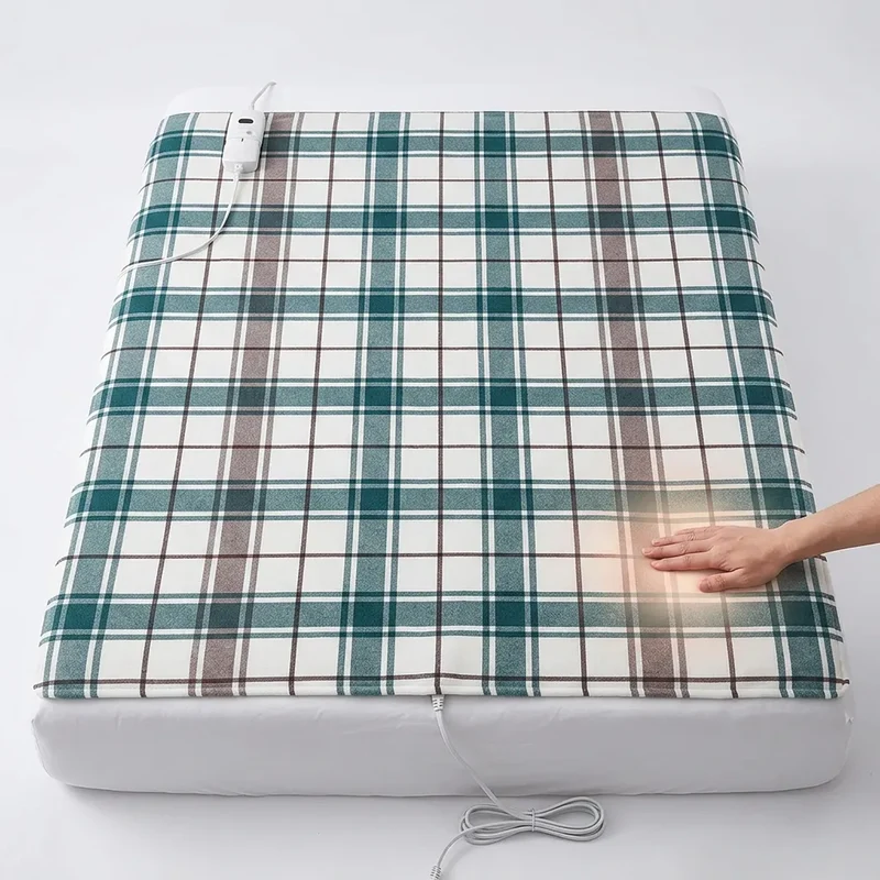 Couverture Chauffante Cocoona | Plaid chauffant de lit épais en peluche à thermostat automatique, 220 V