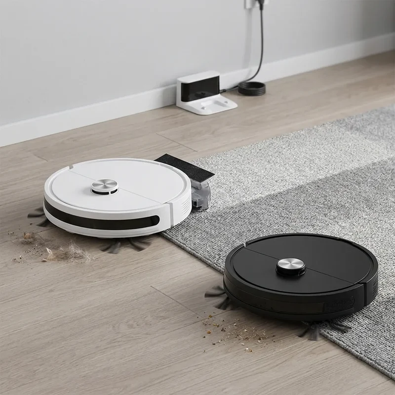 Mini Robot Aspirateur Laveur 3-en-1 | Aspirateur laveur compact automatique pour maison et voiture