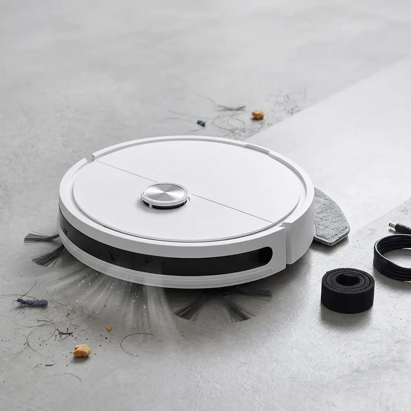 Mini Robot Aspirateur Laveur 3-en-1 | Aspirateur laveur compact automatique pour maison et voiture