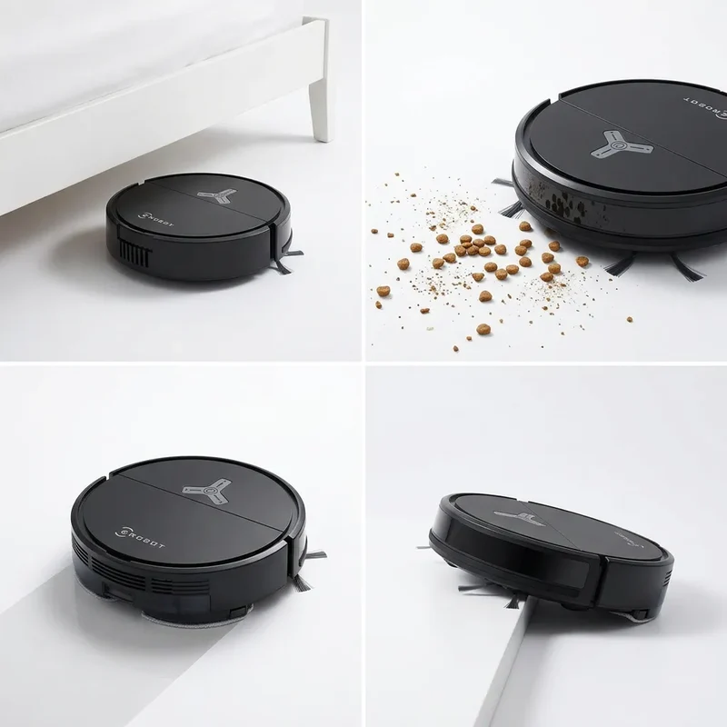 Robot Aspirateur Laveur 3-en-1 | Aspirateur laveur 4000 Pa à navigation intelligente