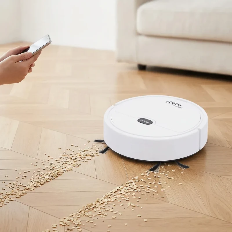 Robot Aspirateur Laveur Bymaocar Nettо | Aspirateur laveur 3-en-1 automatique rechargeable
