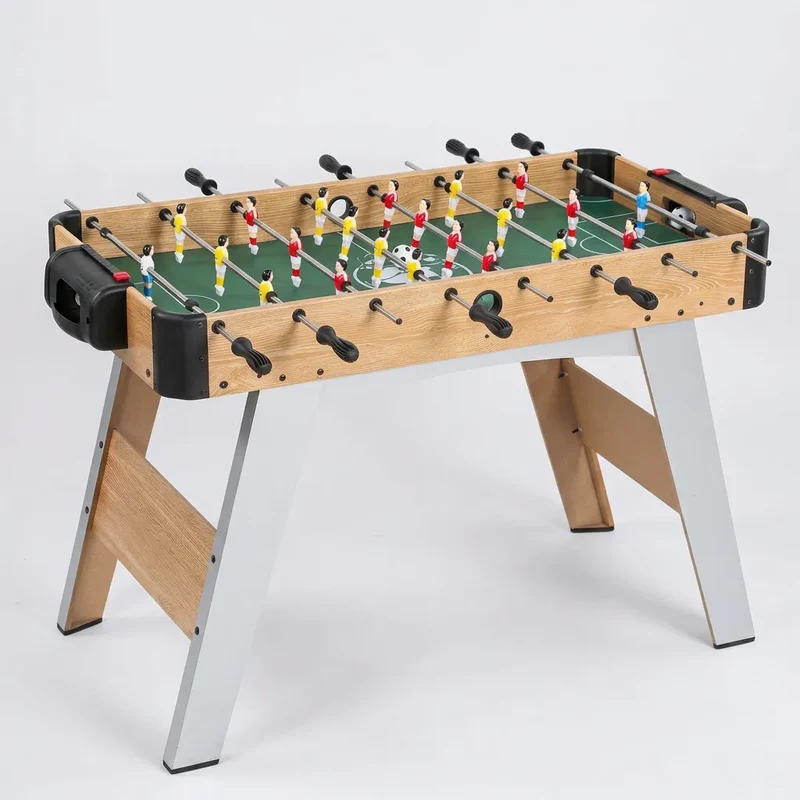 Table de Baby-Foot SPORTNOW | Baby-foot compact 109 cm à marqueurs manuels et barres inox