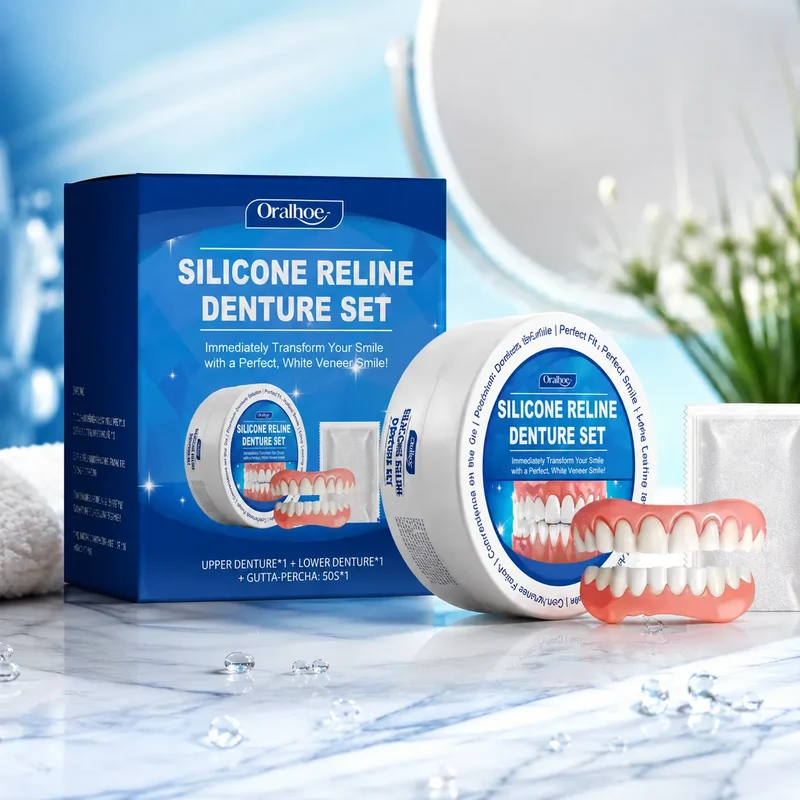 SmileFlex | Prothese Dentaire Amovible avec Dentier en Silicone Souple