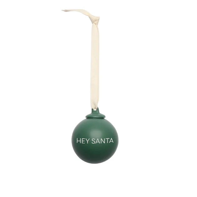 Boules de Noël vertes 60mm (set de 4)