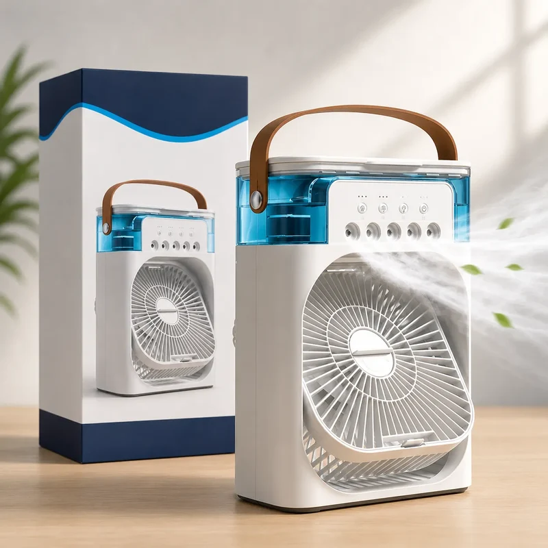 CoolMist | Climatiseur Mobile Sans Évacuation Silencieux 3-en-1