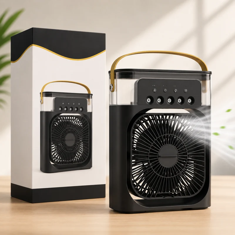 CoolMist | Climatiseur Mobile Sans Évacuation Silencieux 3-en-1